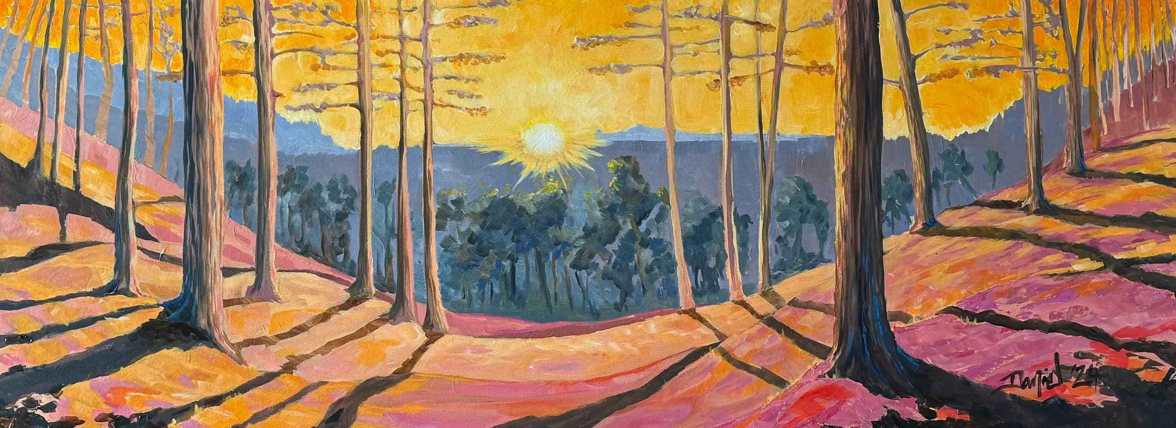 “Vértice de mi universo” 60x160cm