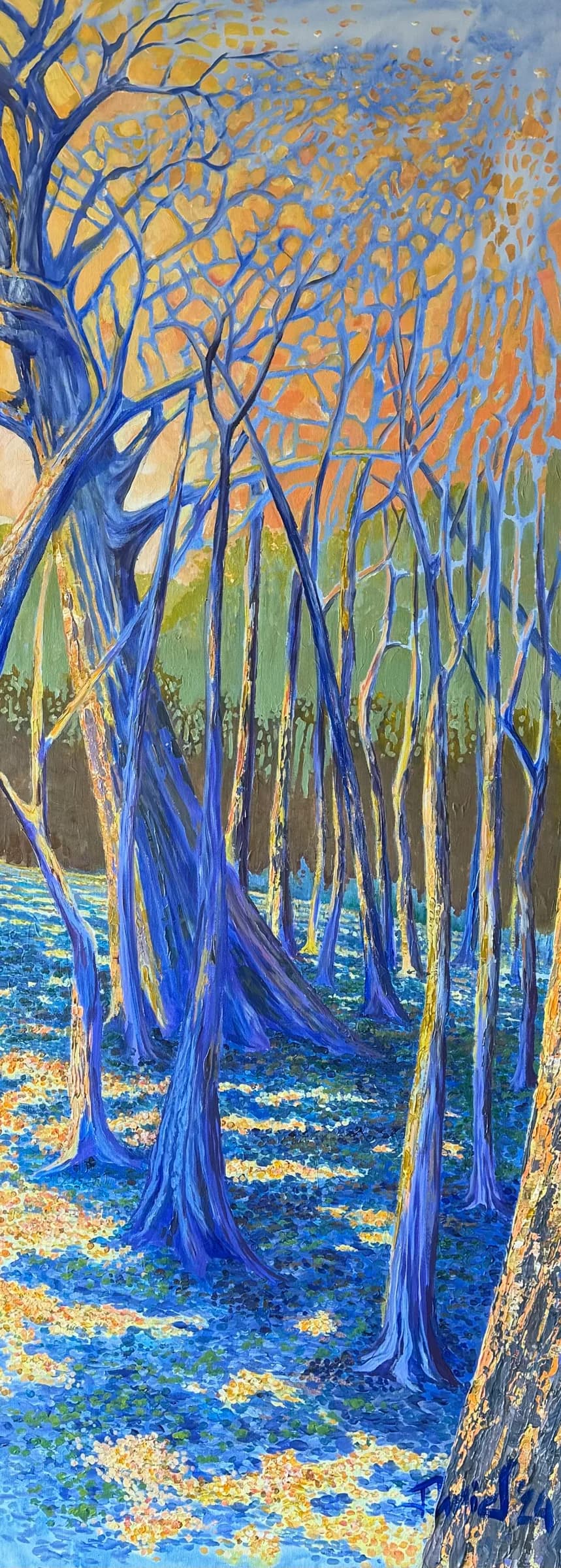 “El bosque del silencio” 160x60cm
