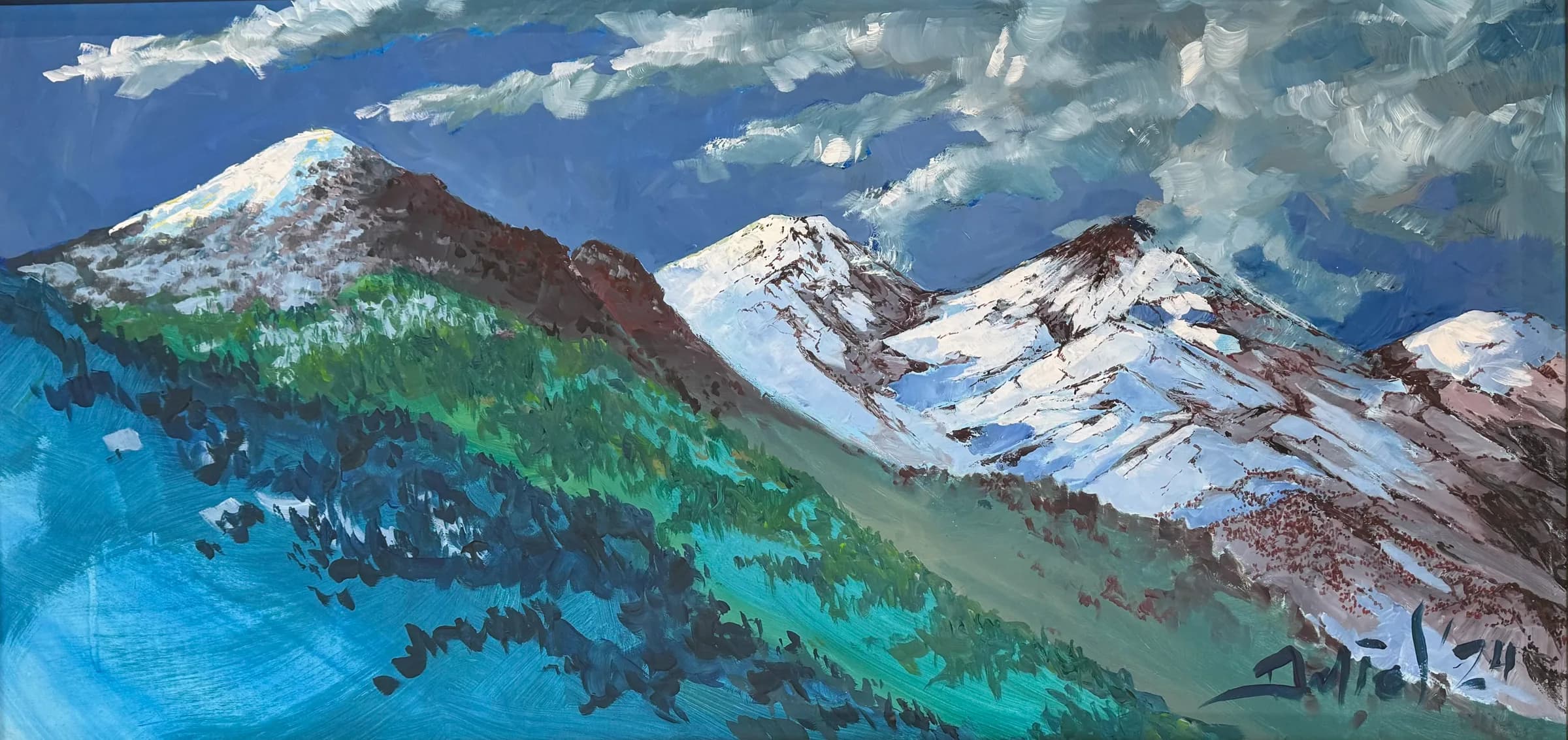 “El camino” 50x100cm