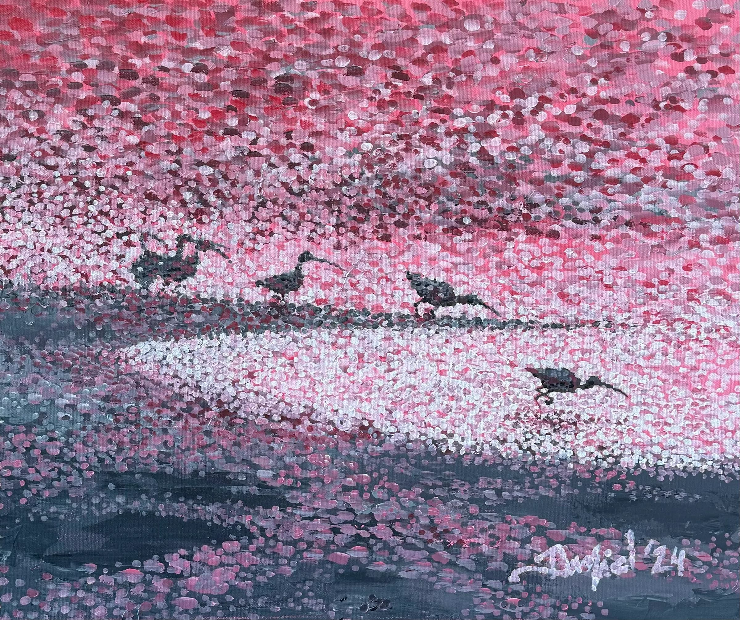 “Migrantes de agosto” 60x50cm