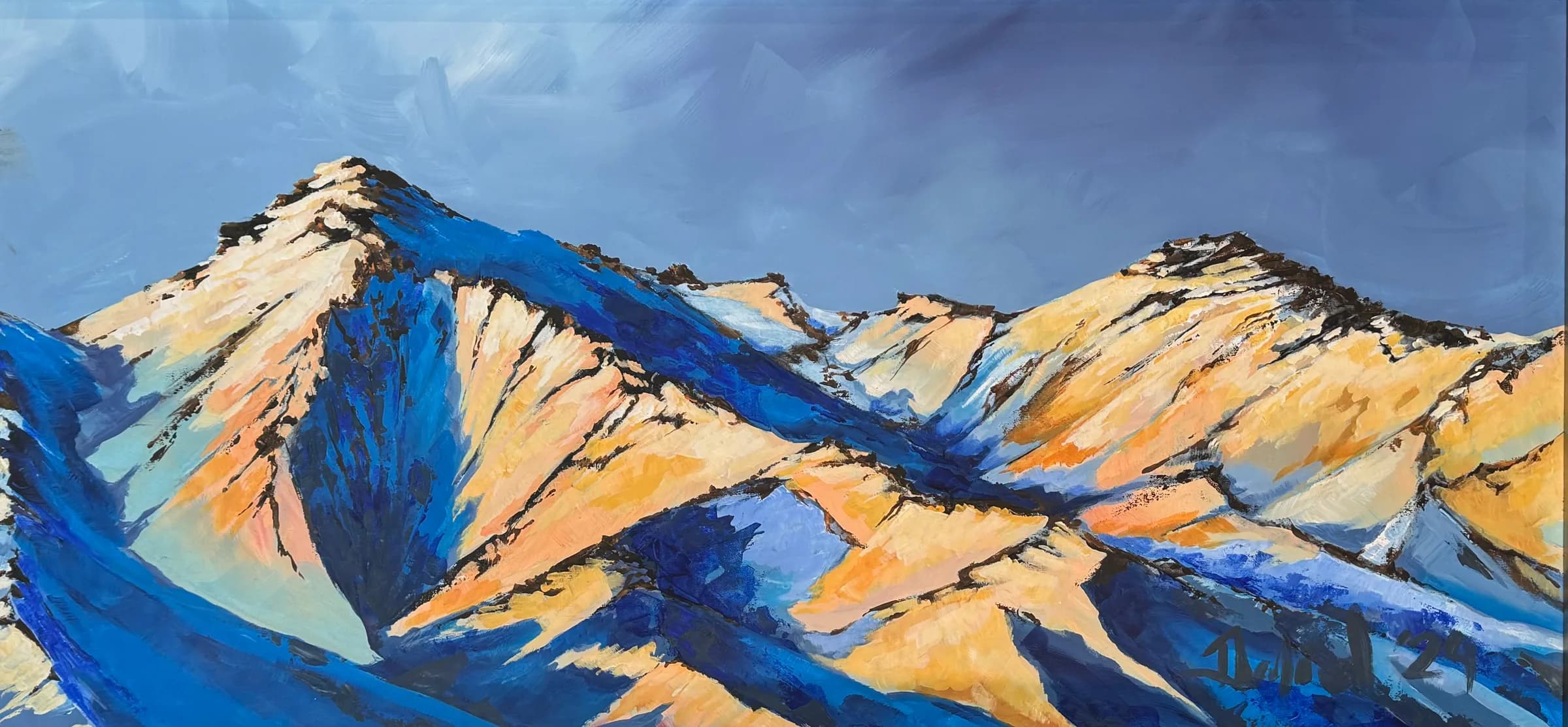 “Los diamantes” 50x100cm